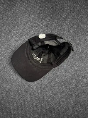 Dog Mom Distressed Black Cotton Baseball Cap thumbnail 4