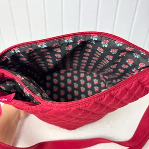 Vera‎ Bradley Red Quilted Crossbody Bag thumbnail 9