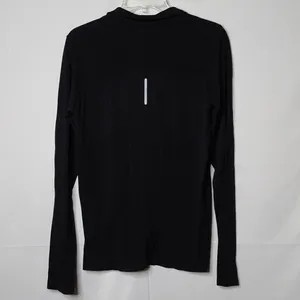 Reebok long sleeve quarter zip warm running shirt thumbnail 5