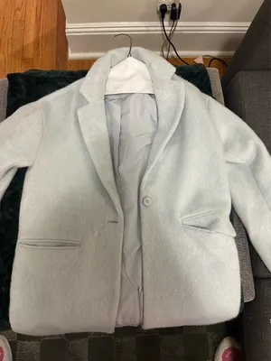 Nordstrom Blue Pea Coat thumbnail 1