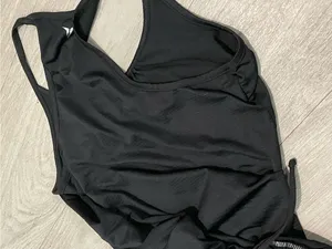 Athletic Black Racerback Tank Top - Brand: unknown thumbnail 3