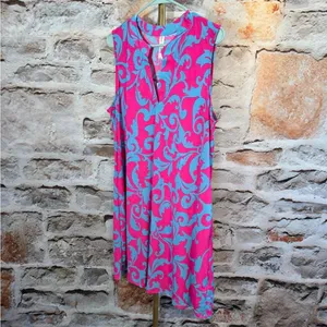 NEW DEAR SCARLETT lizzy dress in fuchsia‎ medium thumbnail 5