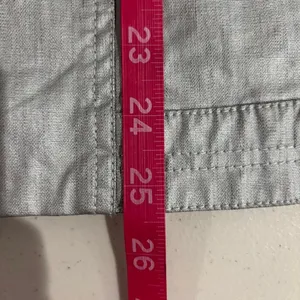 Additions by Chico's Linen Blend Silver Jacket Sz 2 Medium Hook Eye‎ Closure thumbnail 8