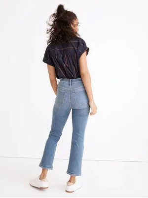 Madewell Cali Demi-Boot Jeans in Dorrance Wash: TENCEL™ Denim Edition size‎ 26 thumbnail 3
