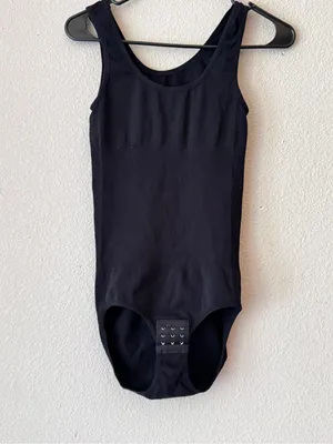 Seamless Scoop Neck Black Shapewear Bodysuit - Women Intimates thumbnail 3