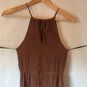 Forever 21 High Neck Chestnut Crepe Maxi Dress thumbnail 3