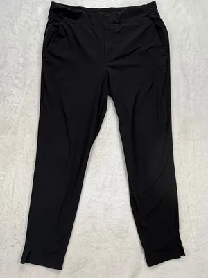 Athleta Trekkie North Jogger Pants Black Stretch Travel Hiking Size‎ 6 flaw thumbnail 1