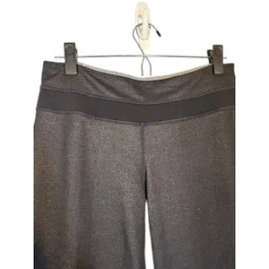 Lululemon Gray Black Wide Leg Flared Athletic Running Lounge Pants Women Sz 6 thumbnail 7