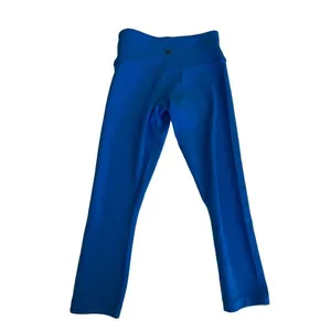 LULULEMON Blue High Waist Capri Leggings size 2 thumbnail 2