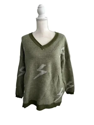 THREE BIRD NEST Green S Sweater Size Medium NEW NWT thumbnail 4