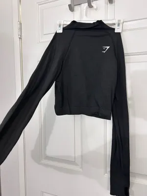 Gymshark Vital Crop Top mock neck thumbnail 1