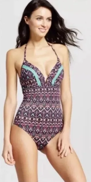 Shade‎ And Shore 38B One Peice Bathing Suit Swimsuit thumbnail 1
