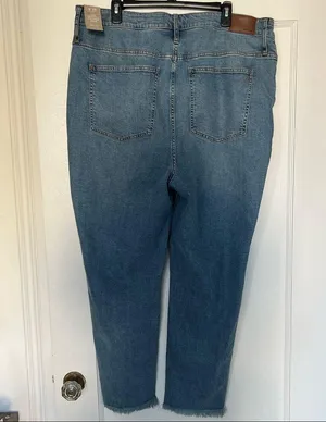 The Perfect Vintage Mom Jeans Raw Hem Size 35 NWT thumbnail 7