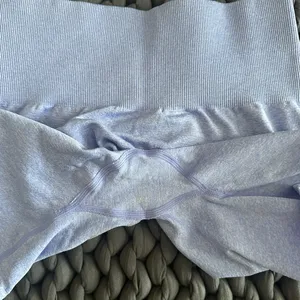 NVGTN Periwinkle Scrunch Seamless Shorts thumbnail 7