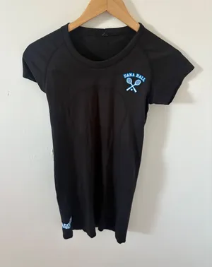 Lululemon Swiftly Tech Short Sleeve 2.0 Black Dana Hall Tennis Shirt Size 4 thumbnail 1