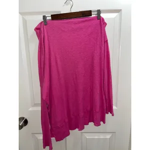 We The Free Get Together Off Shoulder Top Size Small Pink Slouchy Oversized thumbnail 5