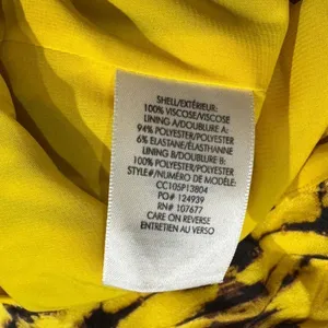 Alice + Olivia Winnie Black And Yellow Romper Women’s 2 thumbnail 3