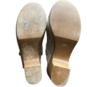 Steve‎ Madden Klicky Tan Suede Studde Clogs Women's Sz 38.5 thumbnail 6