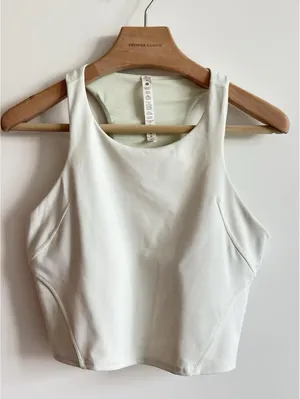Lululemon Wunder Train Racerback Tank Top Kohlrabi Green Size 14 thumbnail 3