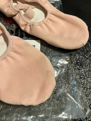 Womens sz6 STELLE Pink Stretch Canvas Ballet Shoes- Split Sole Dance Slippers thumbnail 6