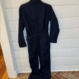 AG Adriano Goldschmied Dark Blue Denim Utility Jumpsuit size‎ S EUC thumbnail 5