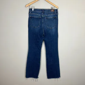 Judy Blue Jeans Womens 11/30 Blue Boot Cut Medium Wash Frayed Hem‎ Stretch Denim thumbnail 9