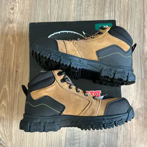 NEW Steel Toe Brahma Working Boots Brown Size 7 thumbnail 2