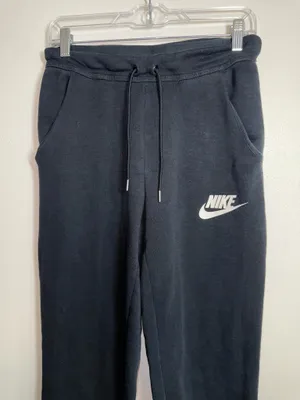 Nike Sportswear Club Fleece Jogger Sweatpants Black Logo Mid-rise thumbnail 4