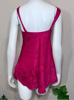 Victoria Secret Pink Lace Gold Label Vintage Rare Night Dress Slip thumbnail 9