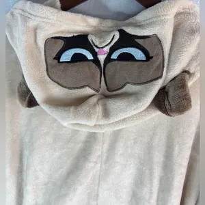 GrumpyCat 3X Cosplay Fleece Zip Front Costume Sleepwear thumbnail 6