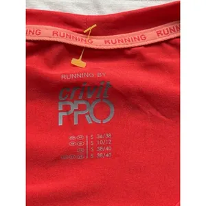 Crivit PRO Women’s Running T-Shirt S Red/Orange Colorblock Breathable Slim Fit thumbnail 7