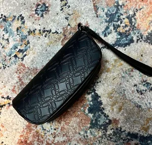 Oakley Soft Shell Case Zip Glasses Sunglasses Black Logo Large Wristlet Strap thumbnail 1