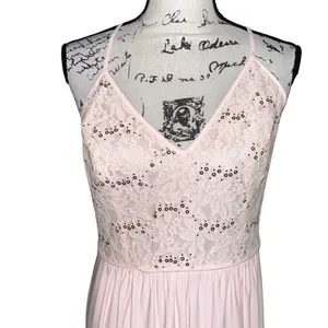 DB‎ Studio light peachy pink long formal dress New 12 thumbnail 2