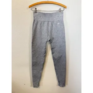 Gymshark Adapt Animal Seamless Leggings Grey Marl‎ High Waisted Women Size M thumbnail 2