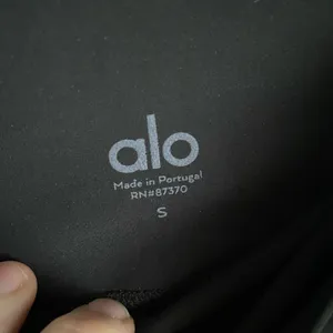 Alo‎ Yoga Womens Ripped Cutout Warrior Leggings Black Small High Waisted Workout thumbnail 4