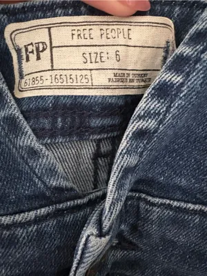 Free People Denim Wide-Leg Overalls - Blue thumbnail 4
