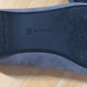 Birdies The Starling Gray Sueded Flats Smoking Slipper Loafer 7.5 thumbnail 12
