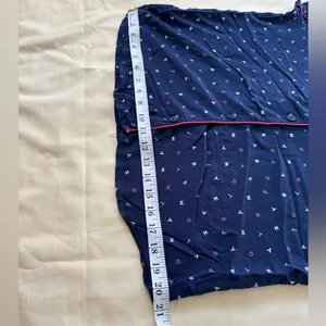 😴❤️Tommy Hilfiger women’s Pajama Set in Navy with Pink Trim Size L thumbnail 5