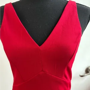 Lulus NEW WITH TAGS Iconic Moment Red Midi Bodycon Dress‎ small holiday thumbnail 2
