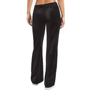 Juicy Couture Black Rhinestone Logo Velour Track Pants XL NWT thumbnail 3