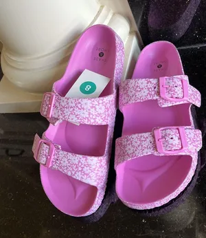 Sand & Shore Sandals Beach Shoes Pink Floral Slides Womens 8 thumbnail 3