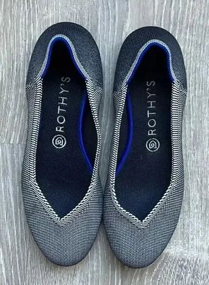 Rothy's ound Toe Birdseye Ballet Flats thumbnail 1