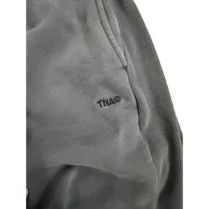Tna Aritzia Cozy Fleece Boyfriend Sweatpant GD Black Faded Grey Large‎ L thumbnail 3