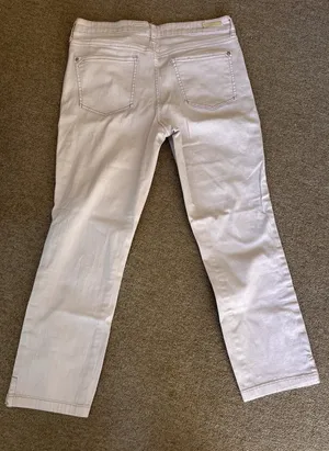 Pilcro Anthropologie Stet Jeans Women’s 30 Lavender Straight Leg Cropped thumbnail 7