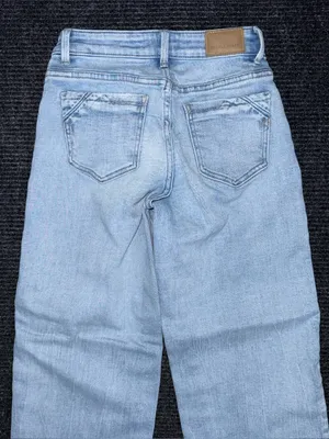 Buckle Black Fit No 23 Cropped Wide Leg Jeans Sz 24 x 27 Light Wash BBX1004A thumbnail 4