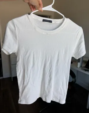 Brandy Melville White T-Shirt thumbnail 3