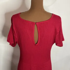 Torrid Mini Sweater Skater Dress in red size 2X thumbnail 7