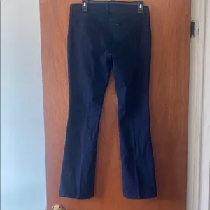 Ann Taylor Loft, Classic Dark Blue Denim Jeans, bootcut, Size 6 waist 28 thumbnail 2