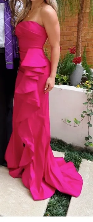 Ashley Lauren Prom Dress pink thumbnail 3
