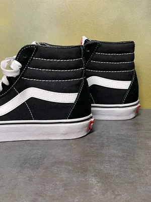 Vans Sk8-Hi Skate Black Suede/Canvas Shoes Women's Size 7.5 thumbnail 10